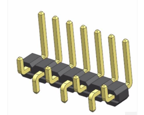 2.54mm Pin Pennawd Plygu Plane Math UDRh