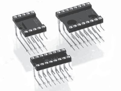 Cysylltwyr DIP ongl sgwâr Soced 2.54mm