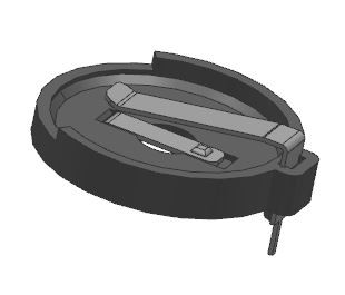 CR2450 Deiliaid Cell Darn Lithiwm DIP/THM